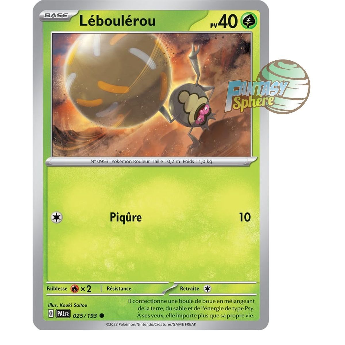 Léboulérou – Rückseite 25/193 – Scharlachrote und violette Entwicklung in Paldea