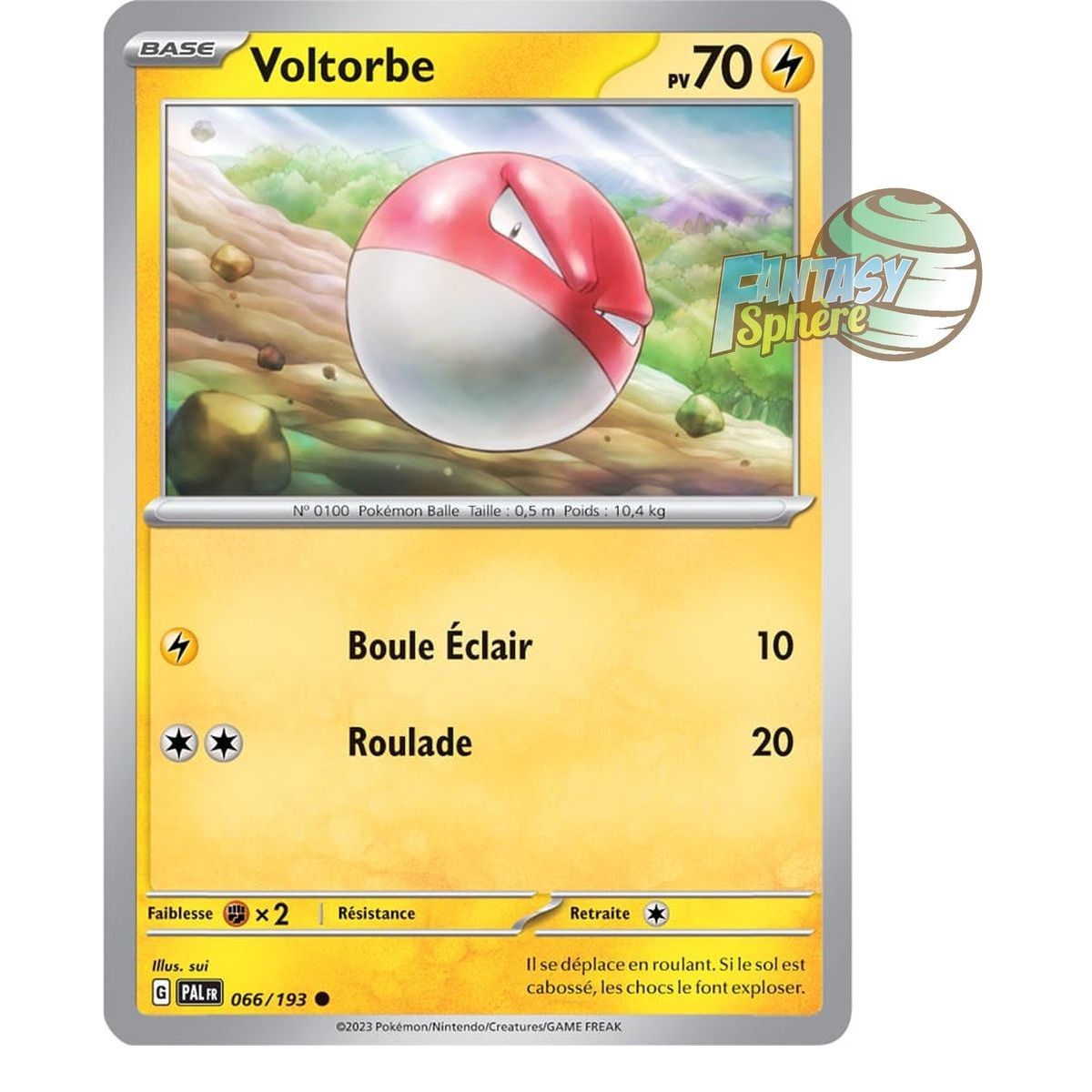 Voltorb – Rückseite 66/193 – Scharlachrote und violette Entwicklung in Paldea