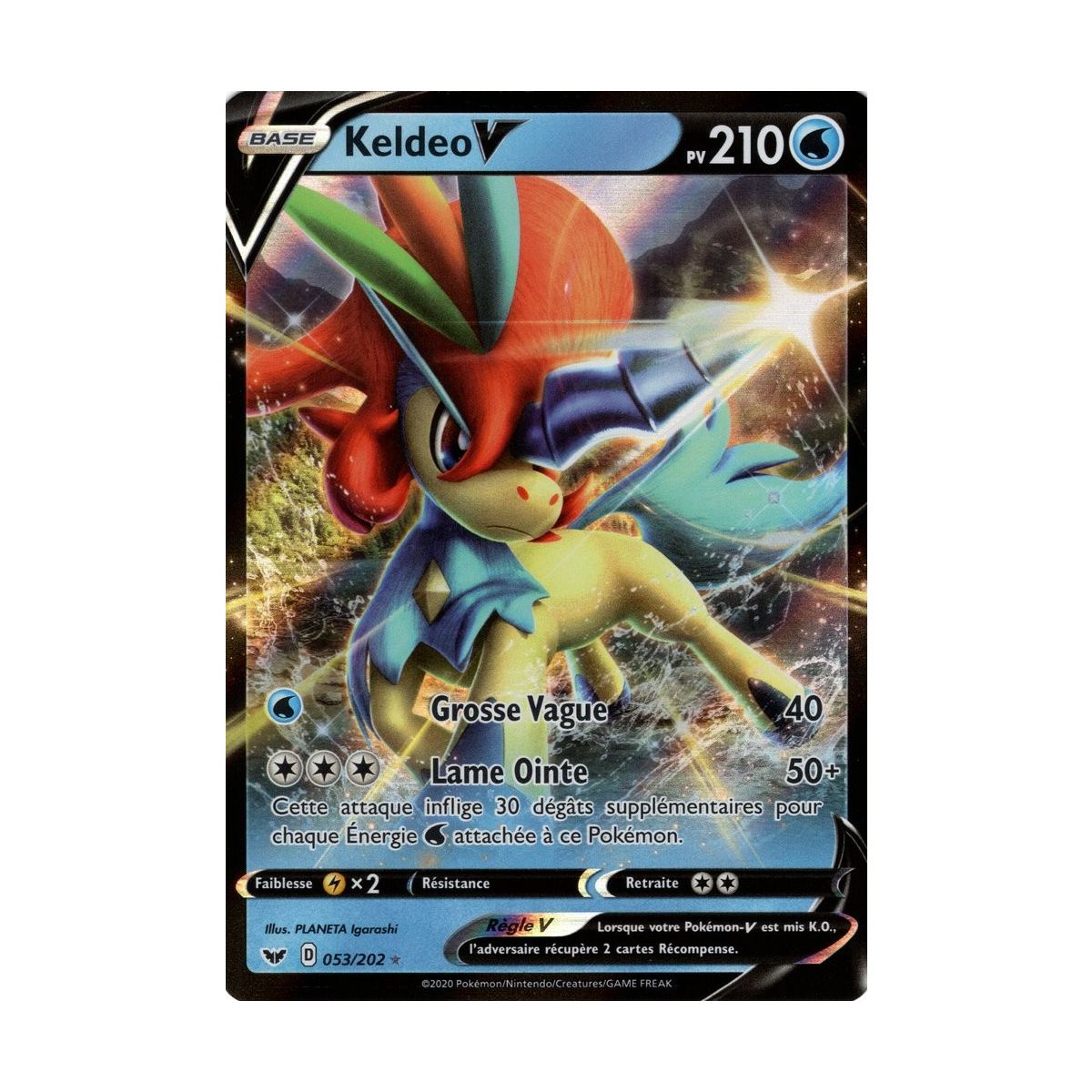 Item Keldeo V – Ultra Rare 53/202 – Schwert und Schild 1