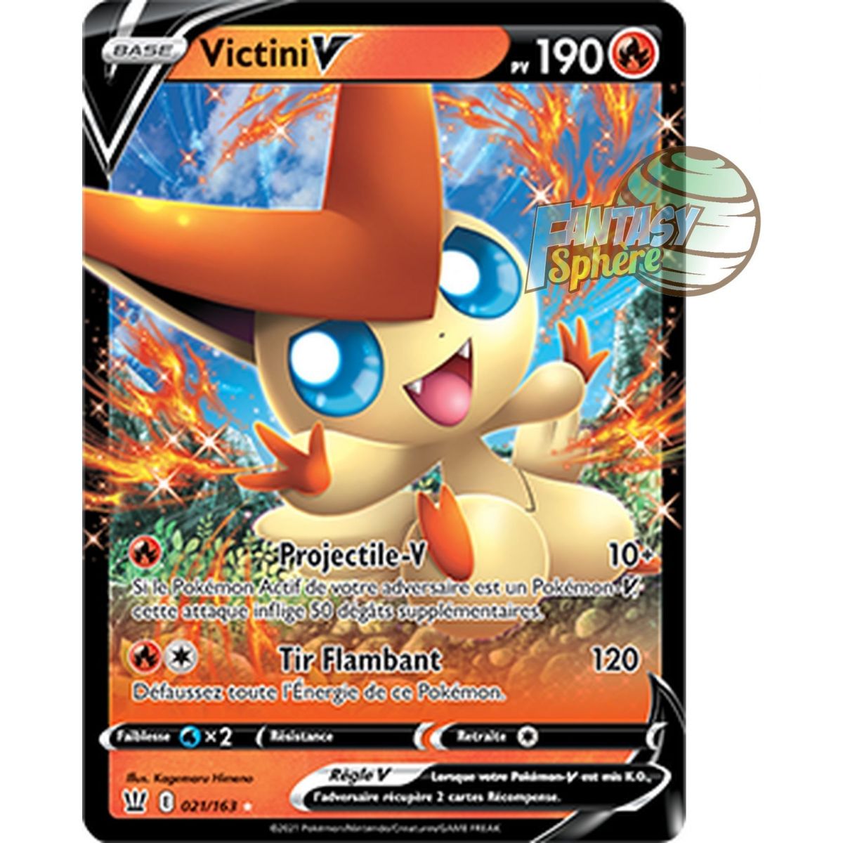 Victini V – Ultra Rare 21/163 – Schwert und Schild 5 Kampfstil