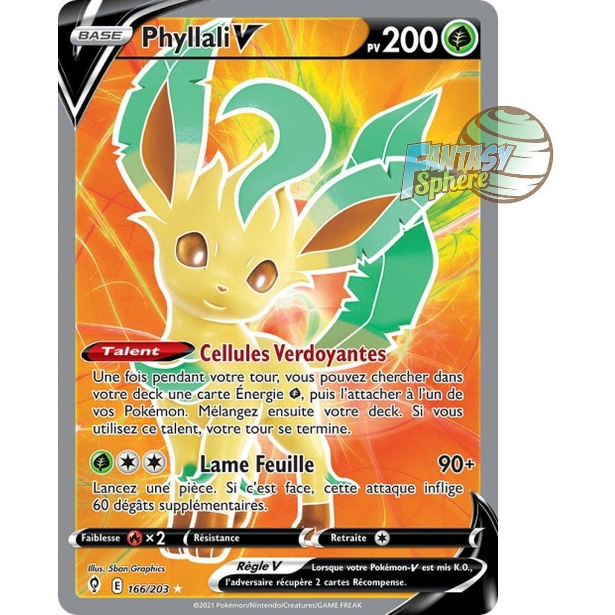 Item Phyllali V – Full Art Ultra Rare 166/203 – Schwert und Schild 7 Evolution Celeste