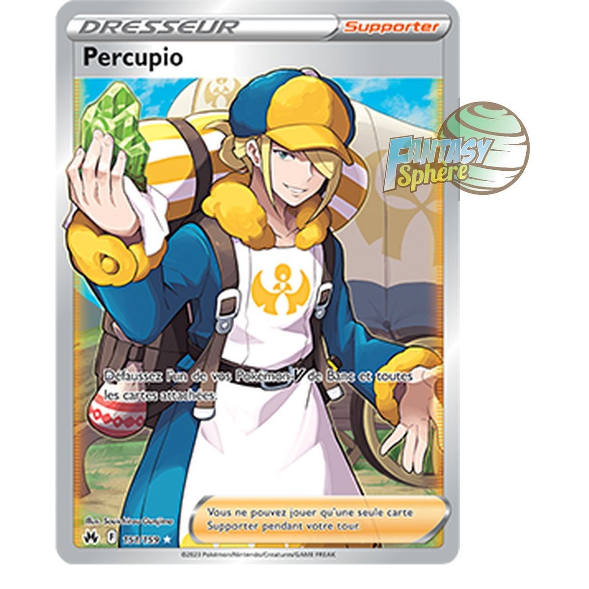 Percupio – Full Art Ultra Rare 151/159 – Schwert und Schild 12,5 Zenith Supreme