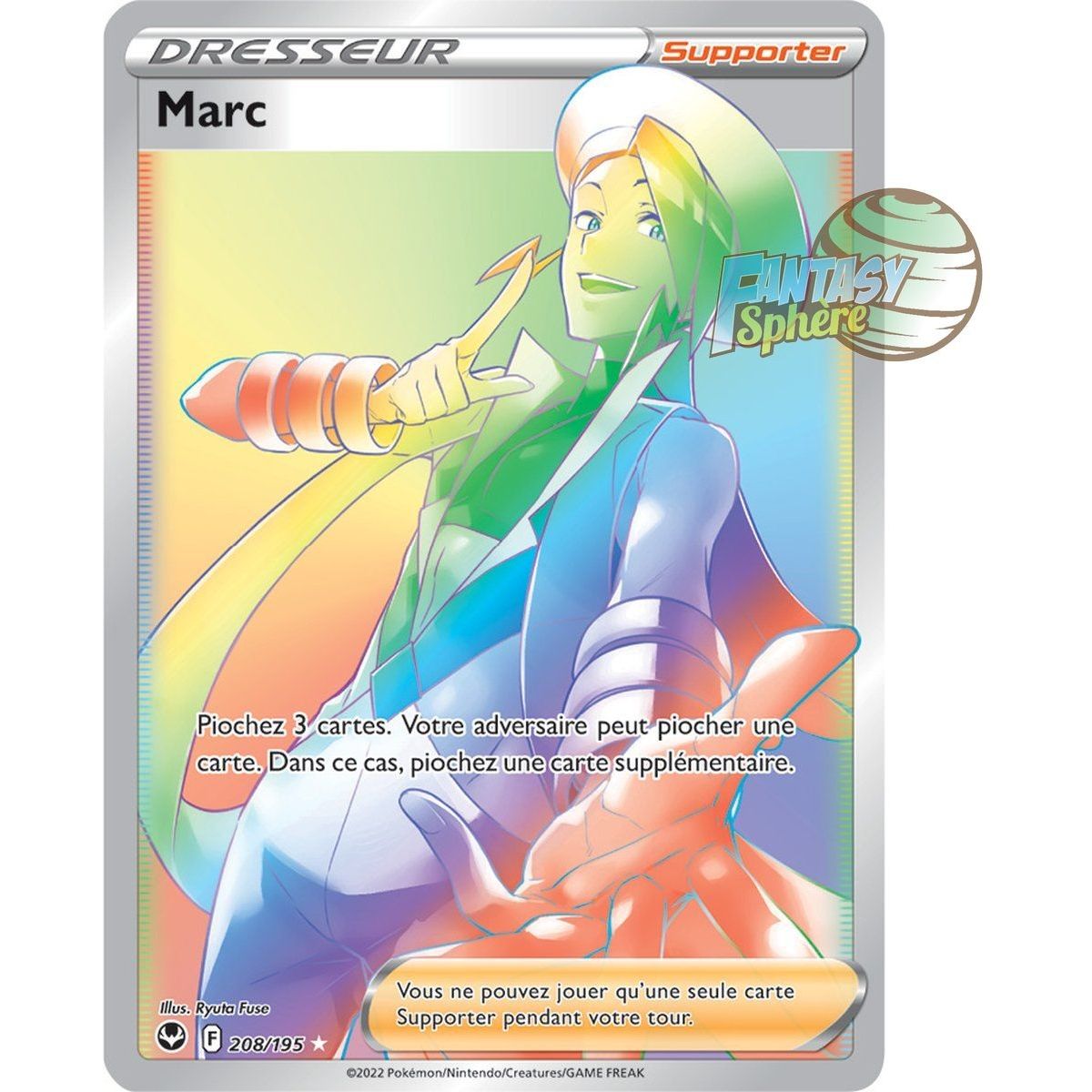 Item Marc – Secret Rare 208/195 – Schwert und Schild 12 Silber Tempest