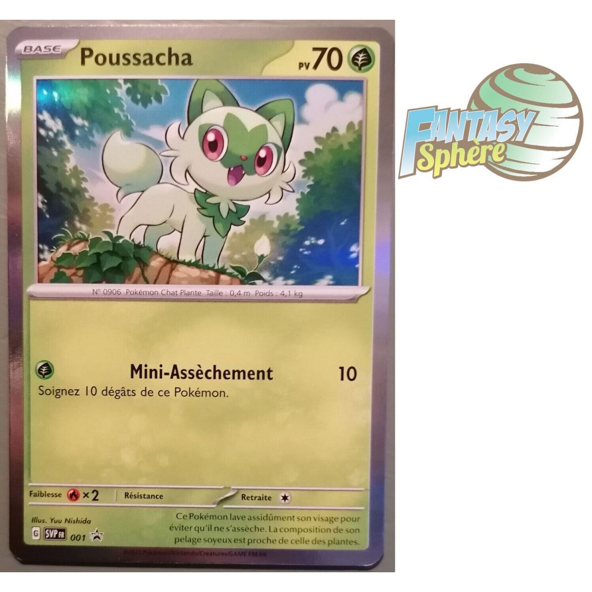 Item Pokémon Poussacha Holo SVP 001 Promo – SV1 Scharlachrot und Lila – FR