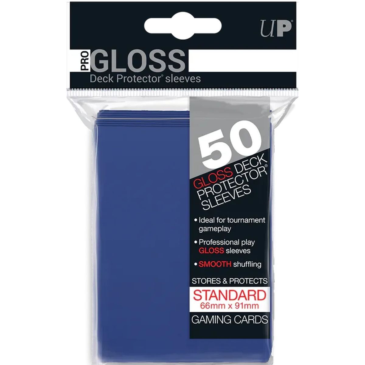 Item 50 Kartenhüllen - Standard - Pro-Gloss: Blau Blau - Ultra Pro