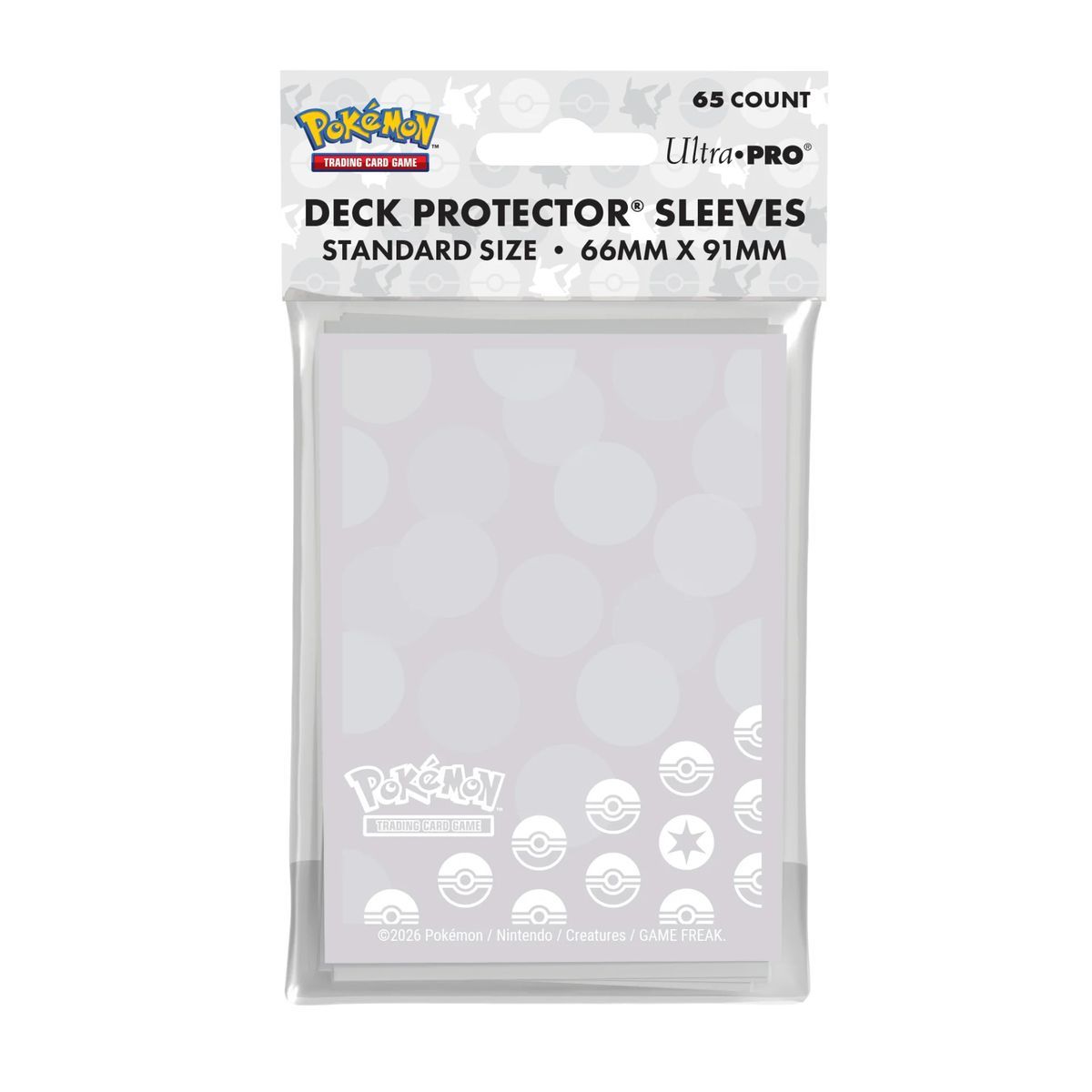 65 Kartenhüllen – Standard – Farblose Energie – Ultra Pro – Pokemon