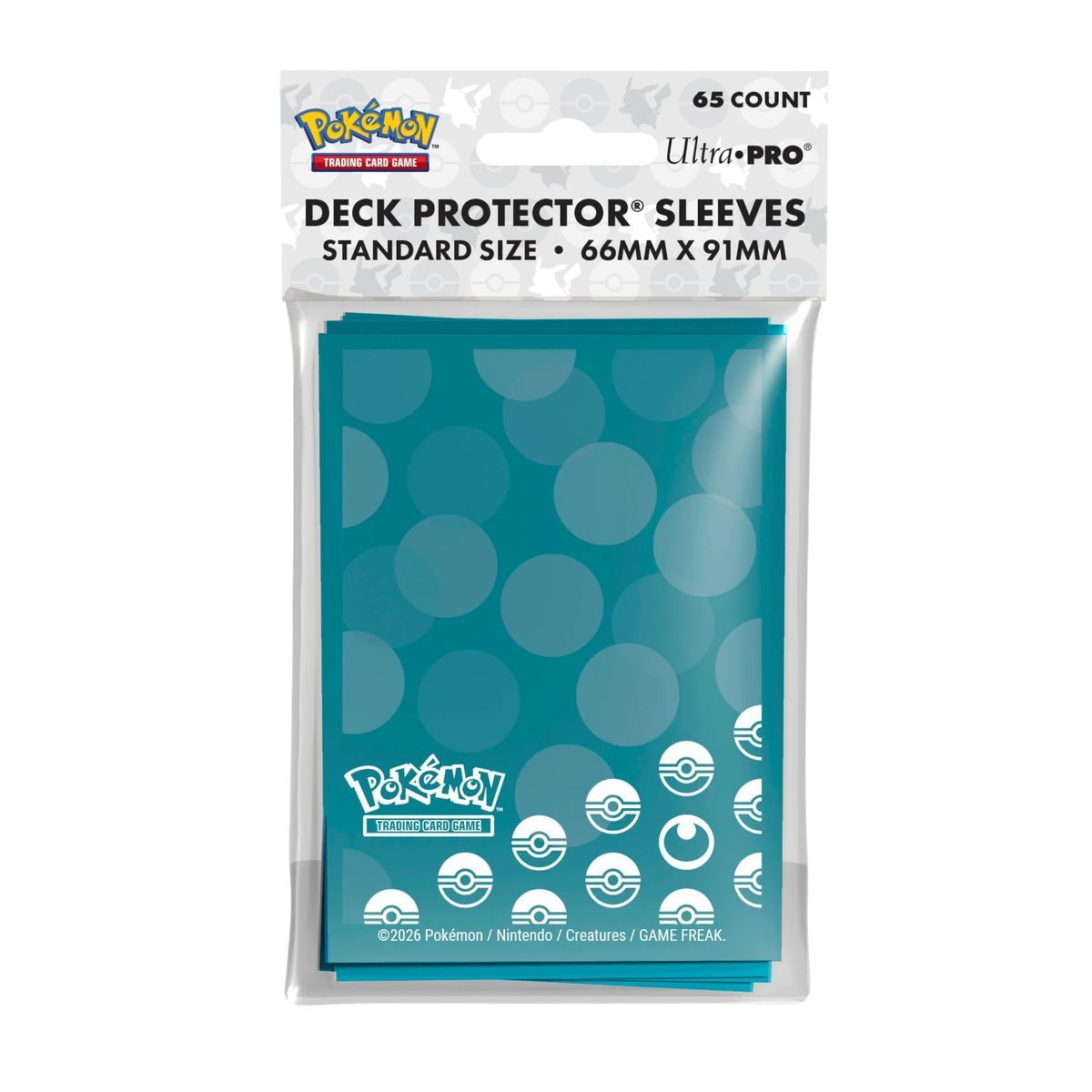 65 Kartenhüllen – Standard – Dunkle Energie – Ultra Pro – Pokemon