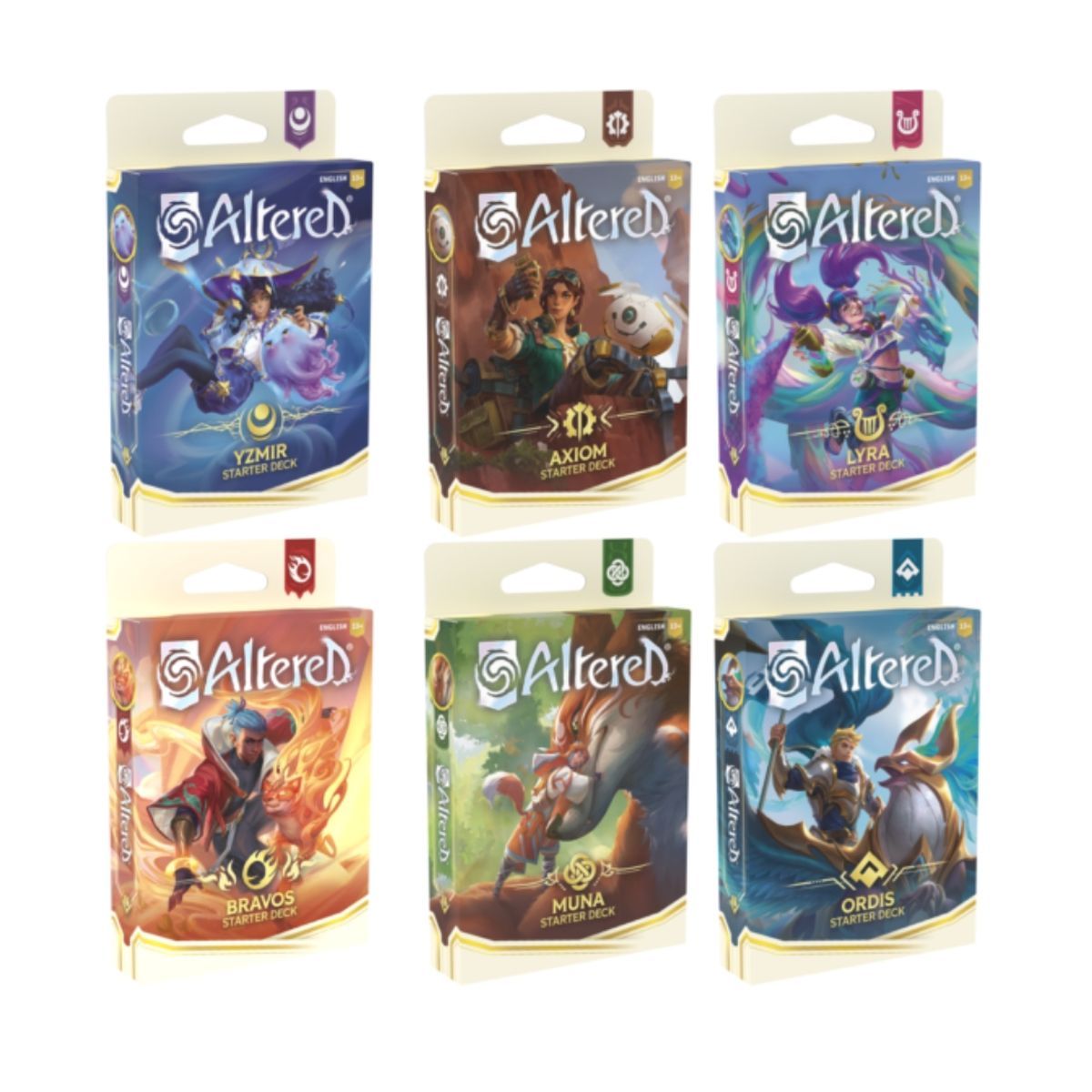 Altered – Set mit 6 Starter-Decks – FR