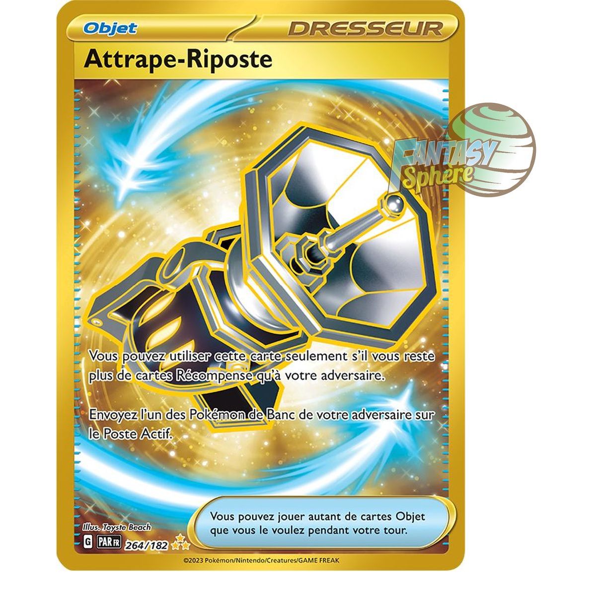 Riposte Catcher – Hyper Rare 264/182 – Scarlet and Violet Paradox Rift