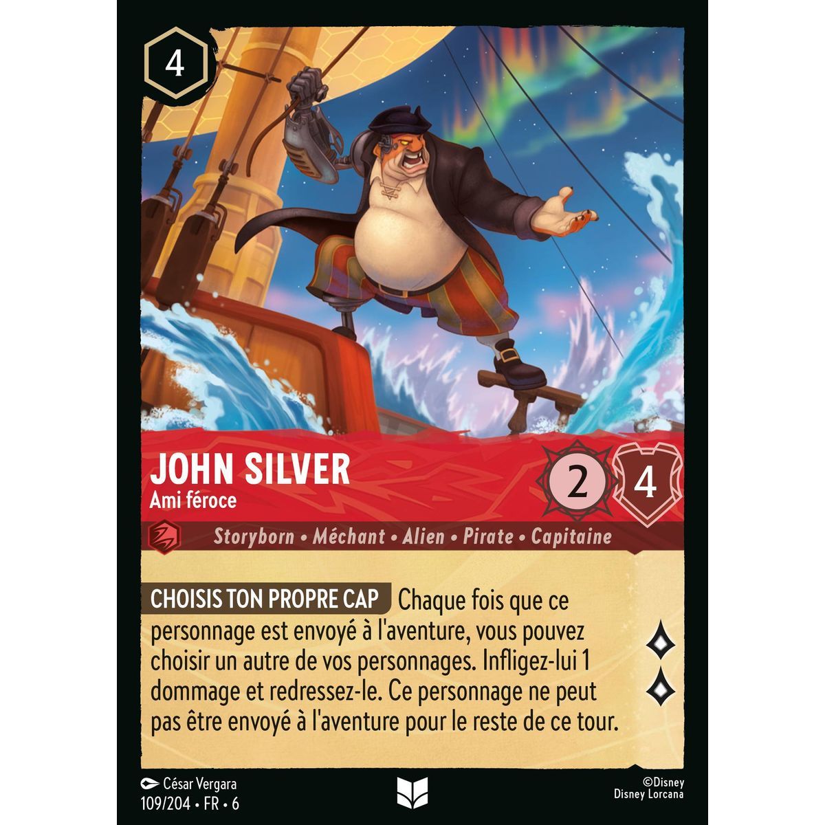 John Silver, Wilder Freund – 109/204 – AZS – Das Azuritmeer – Brillant – Premium – Französisch