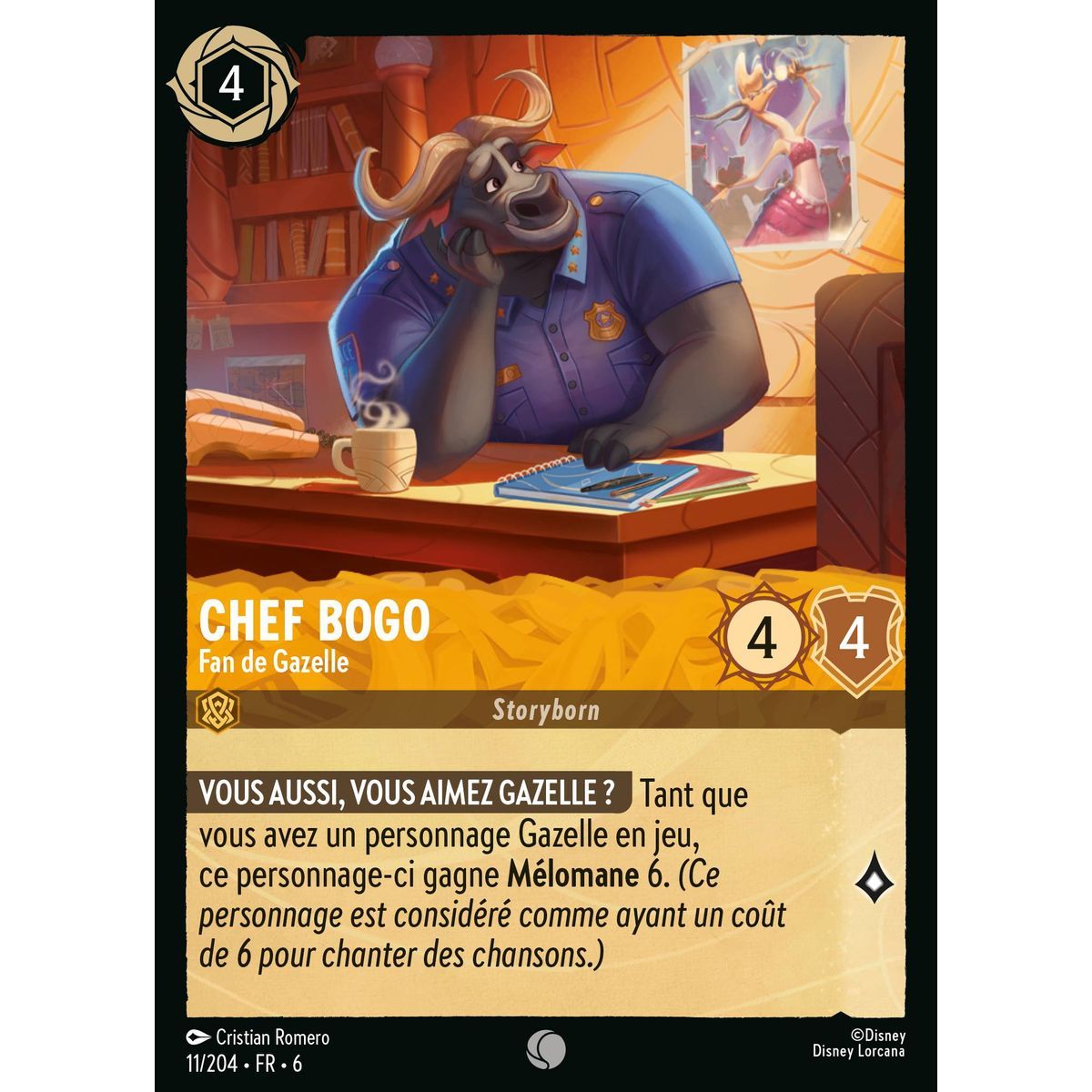 Chef Bogo, Gazelle Fan – 11/204 – AZS – Das Azuritmeer – Brillant – Premium – Französisch