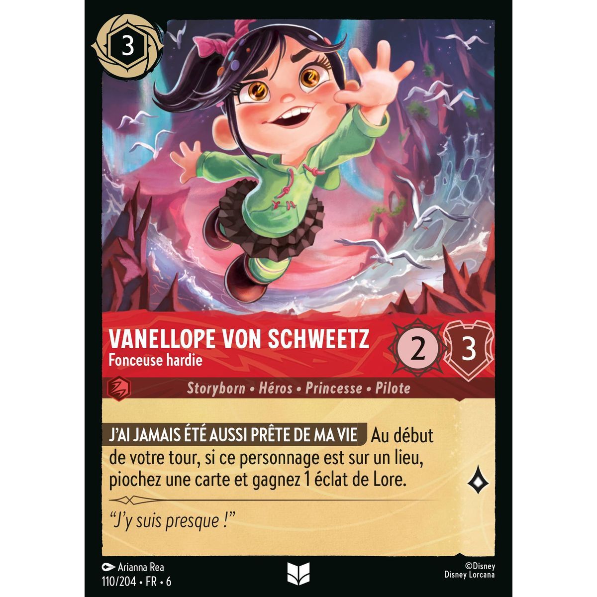 Vanellope Von Schweetz, mutige Macherin – 110/204 – AZS – Das Azuritmeer – Brillant – Premium – Französisch