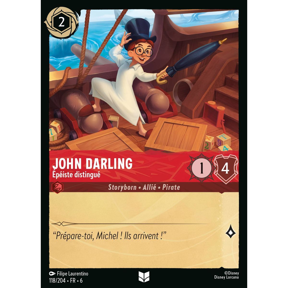 John Darling, angesehener Schwertkämpfer – 118/204 – AZS – Das Azuritmeer – Brillant – Premium – Französisch