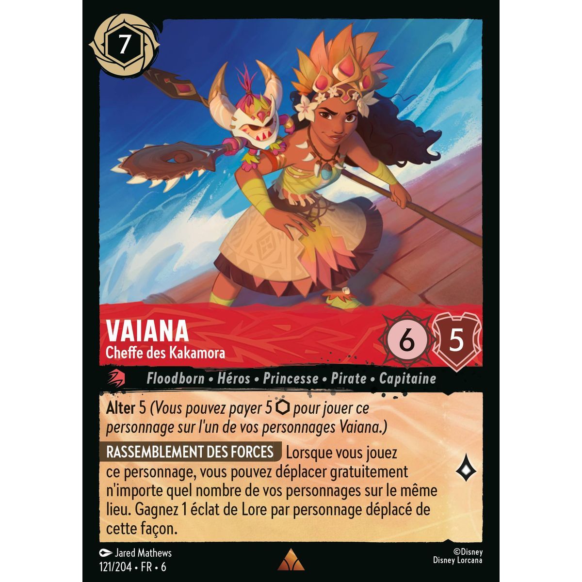 Vaiana, Häuptling der Kakamora – 121/204 – AZS – Das Azuritmeer – Brillant – Premium – Französisch