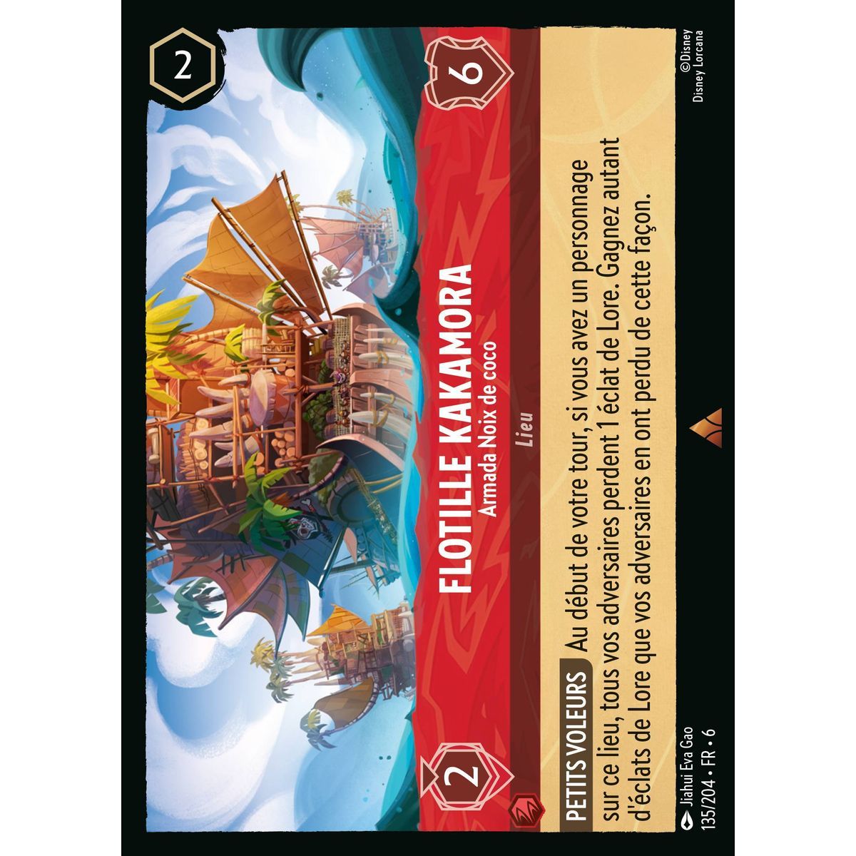 Kakamora Flottille, Coconut Armada – 135/204 – AZS – Das Azuritmeer – Brillant – Premium – Französisch