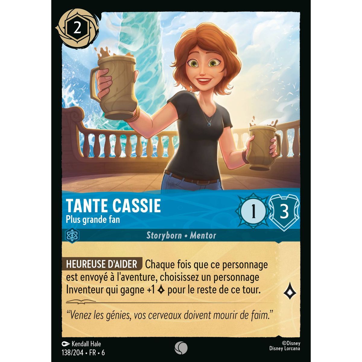 Tante Cassie, größter Fan – 138/204 – AZS – Das Azuritmeer – Brillant – Premium – Französisch