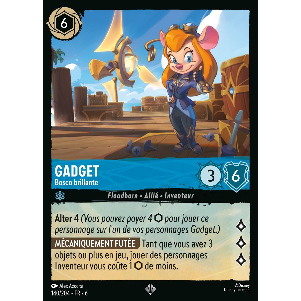Gadget, Brilliant Bosco – 140/204 – AZS – Das Azuritmeer – Brilliant – Premium – Französisch