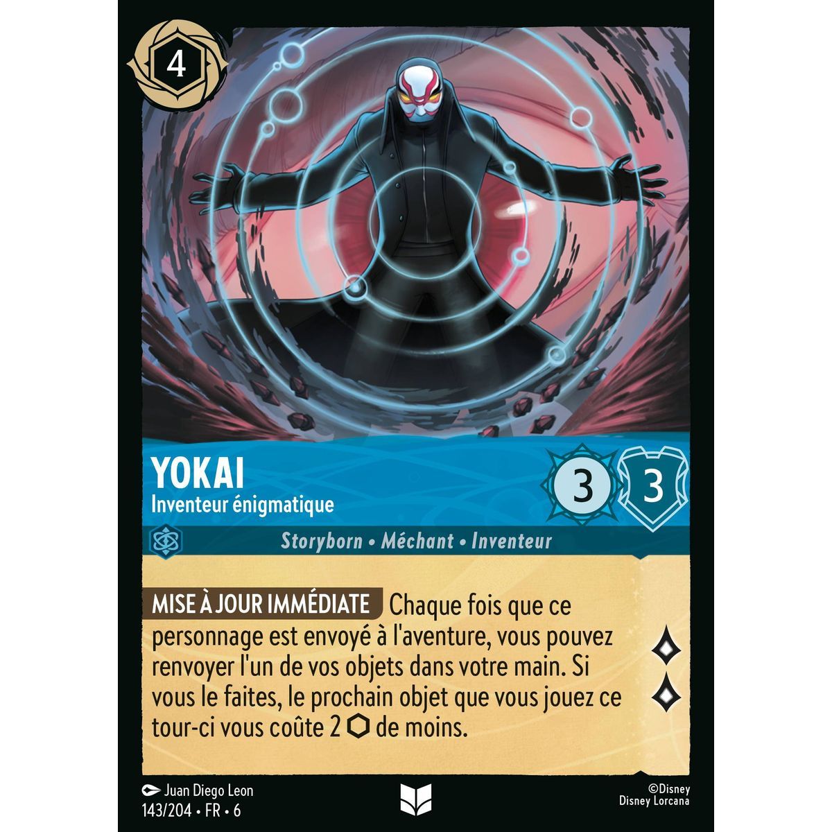 Yokai, rätselhafter Erfinder – 143/204 – AZS – Das Azuritmeer – Brillant – Premium – Französisch