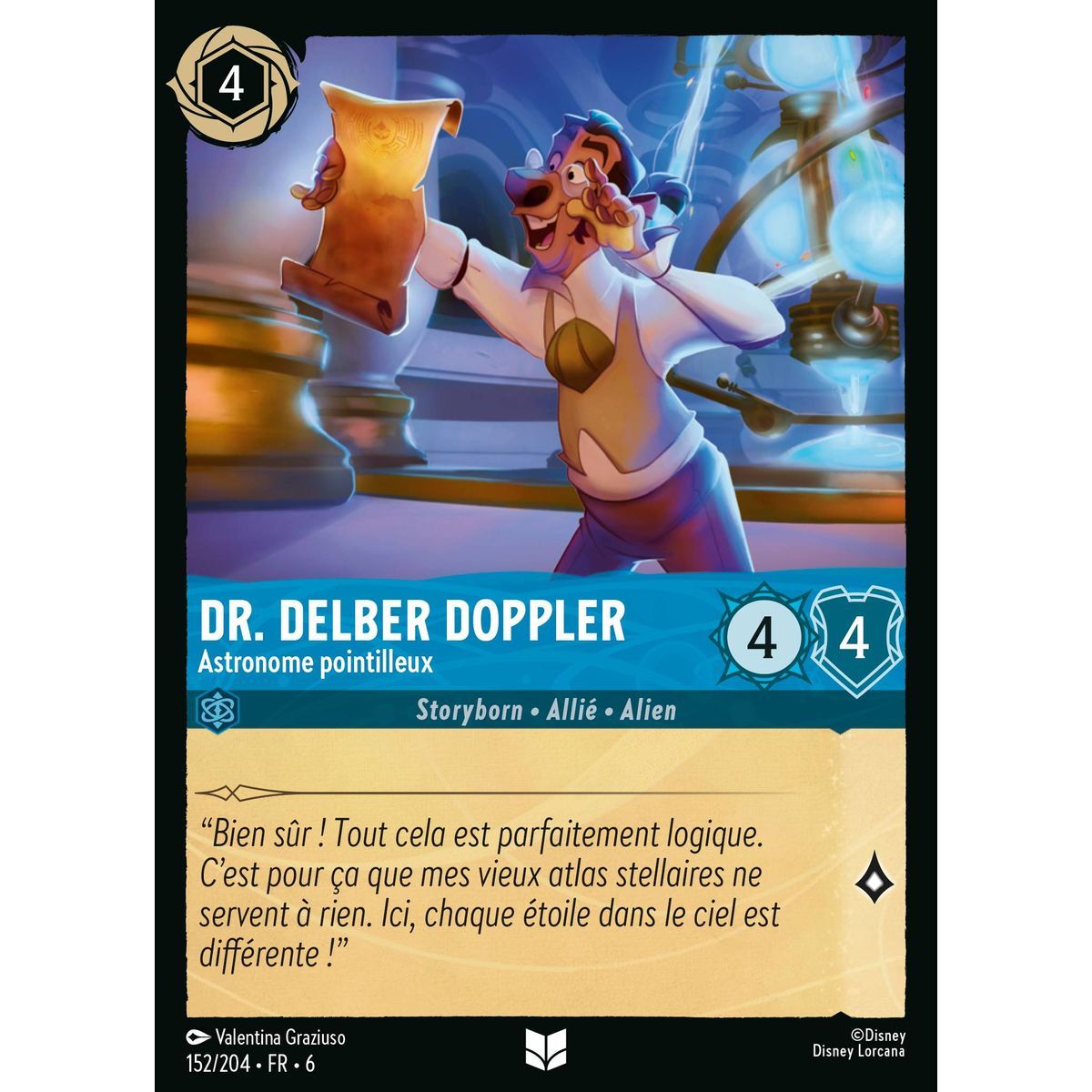 Dr. Delber Doppler, gewissenhafter Astronom – 152/204 – AZS – Das Azuritmeer – Brillant – Premium – Französisch