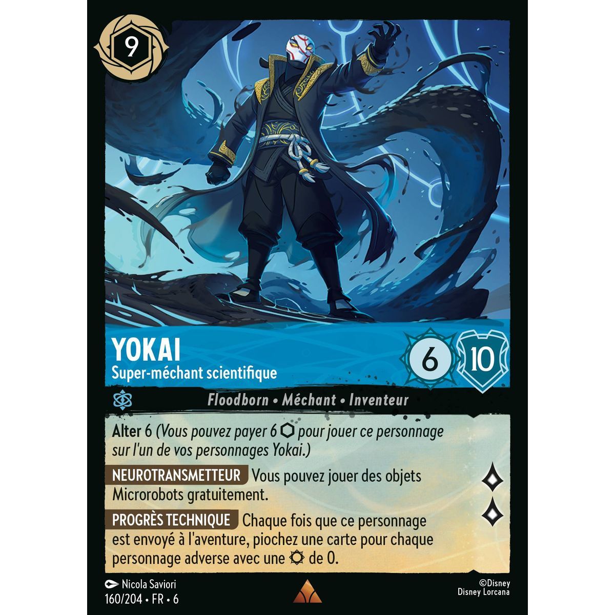Yokai, Superschurke-Wissenschaftler – 160/204 – AZS – Das Azuritmeer – Brillant – Premium – Französisch