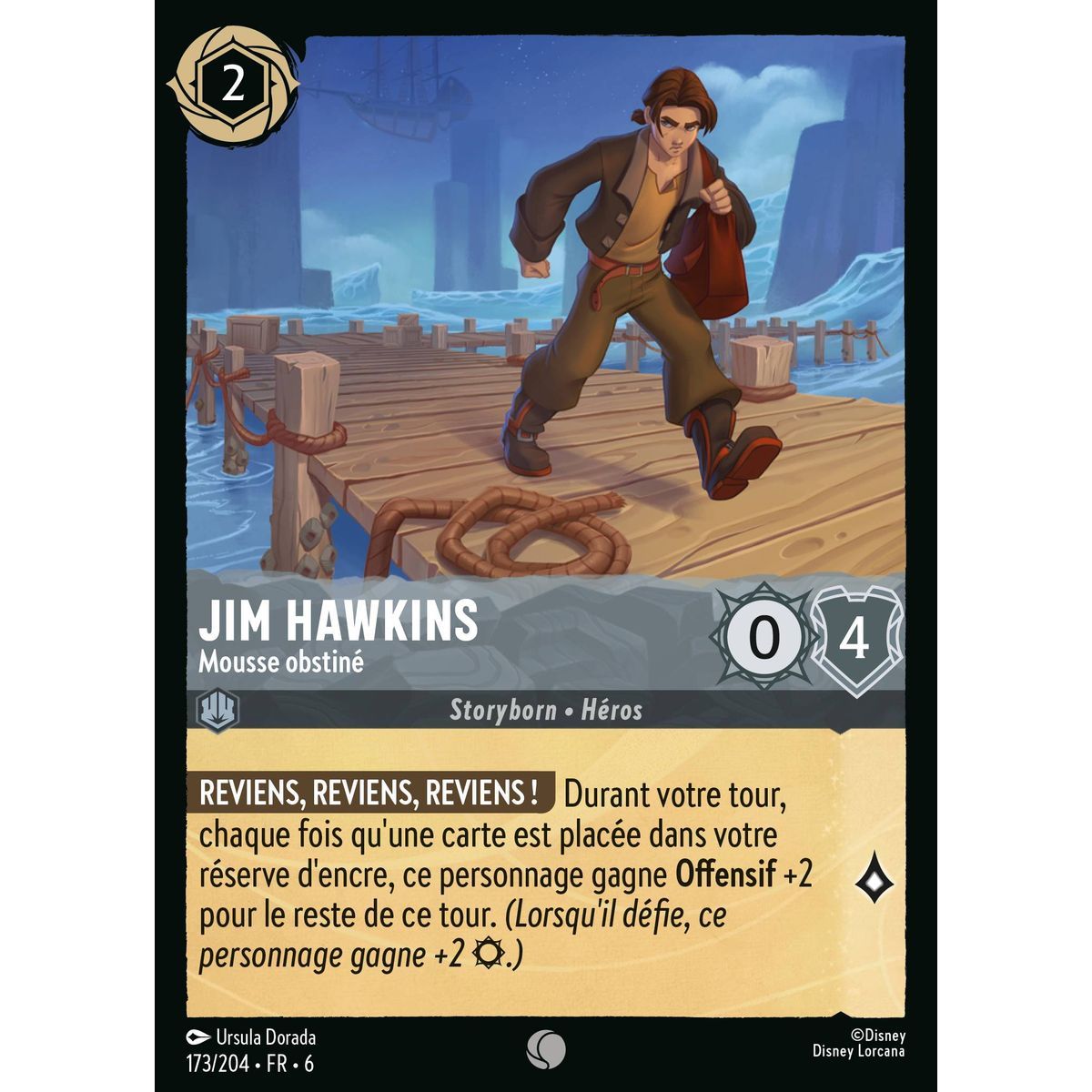 Jim Hawkins, Stubborn Moss – 173/204 – AZS – Das Azuritmeer – Brillant – Premium – Französisch