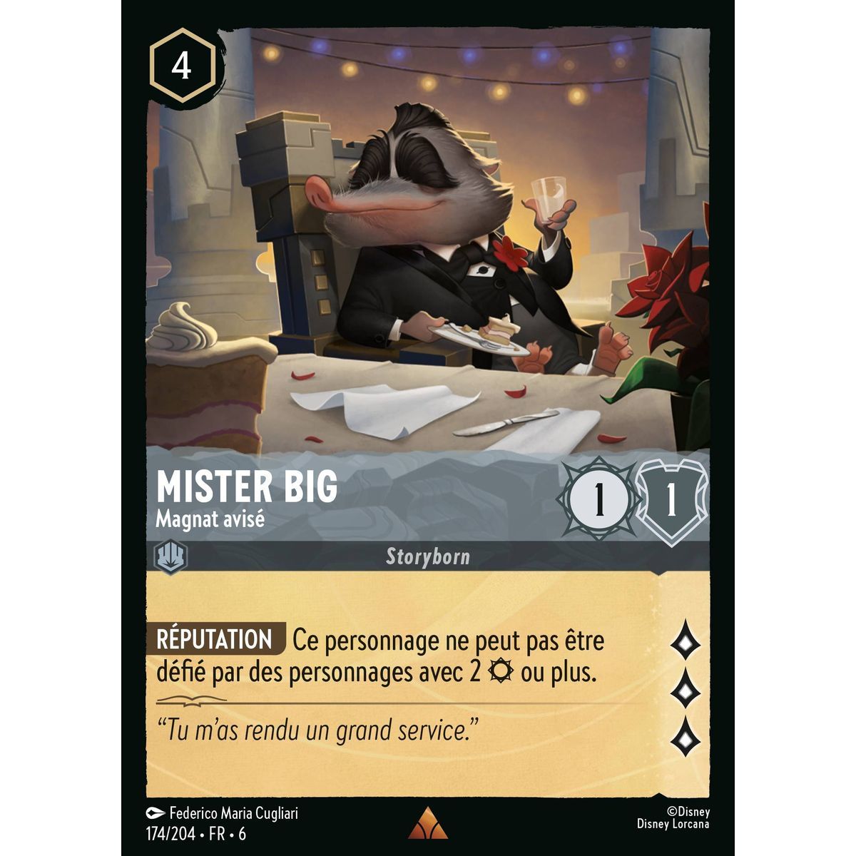 Mister Big, weiser Tycoon – 174/204 – AZS – Das Azuritmeer – Brillant – Premium – Französisch