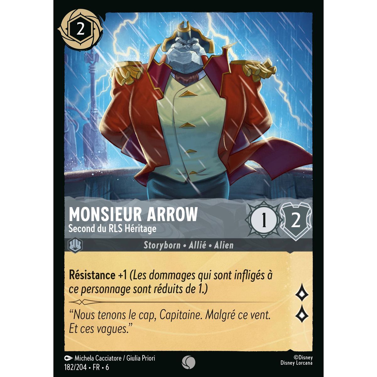 Mr. Arrow, Zweiter des RLS-Erbes – 182/204 – AZS – Das Azuritmeer – Brillant – Premium – Französisch