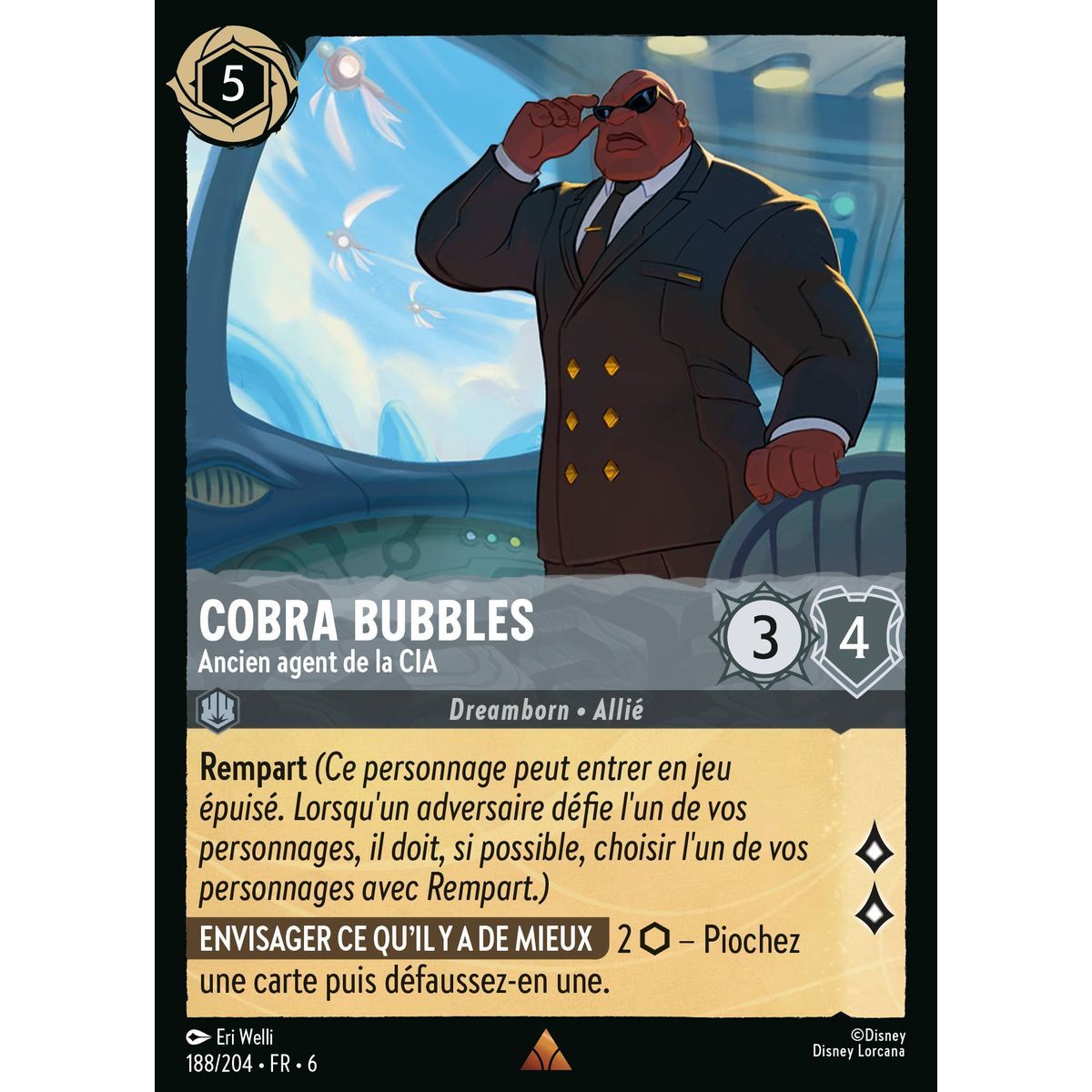 Cobra Bubbles, ehemaliger CIA-Agent – 188/204 – AZS – Das Azuritmeer – Brillant – Premium – Französisch
