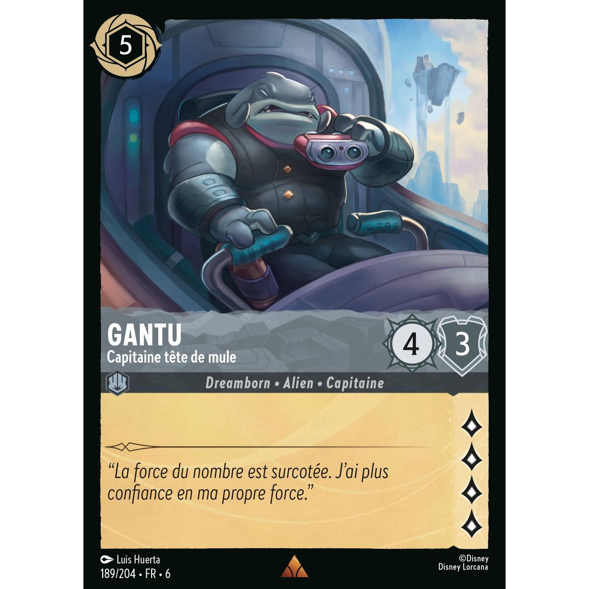 Gantu, der sture Kapitän – 189/204 – AZS – Das Azuritmeer – Brillant – Premium – Französisch