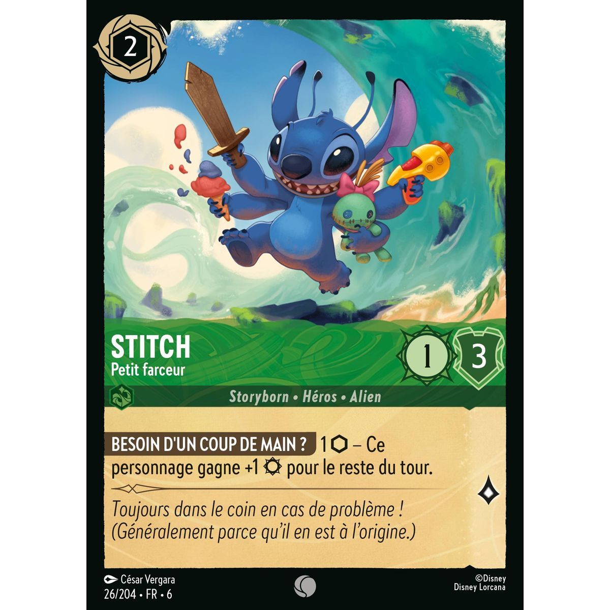 Stitch, der kleine Schelm - 26/204 - AZS - Das Azuritmeer - Brillant - Premium - Französisch