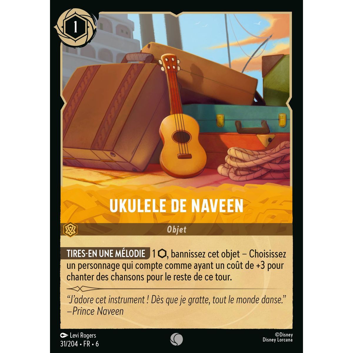 Naveen's Ukulele – 31/204 – AZS – La Mer Azurite – Brillant – Premium – Französisch