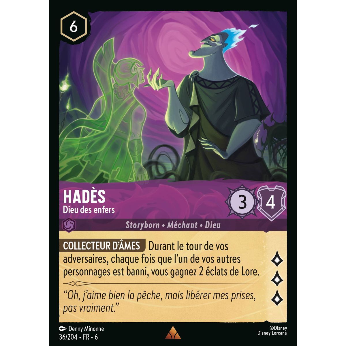 Hades, Gott der Unterwelt – 36/204 – AZS – Das Azuritmeer – Brillant – Premium – Französisch