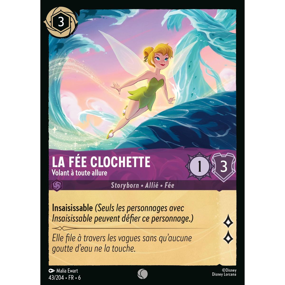 Tinkerbell, Fliegen mit voller Geschwindigkeit – 43/204 – AZS – Das Azuritmeer – Brillant – Premium – Französisch