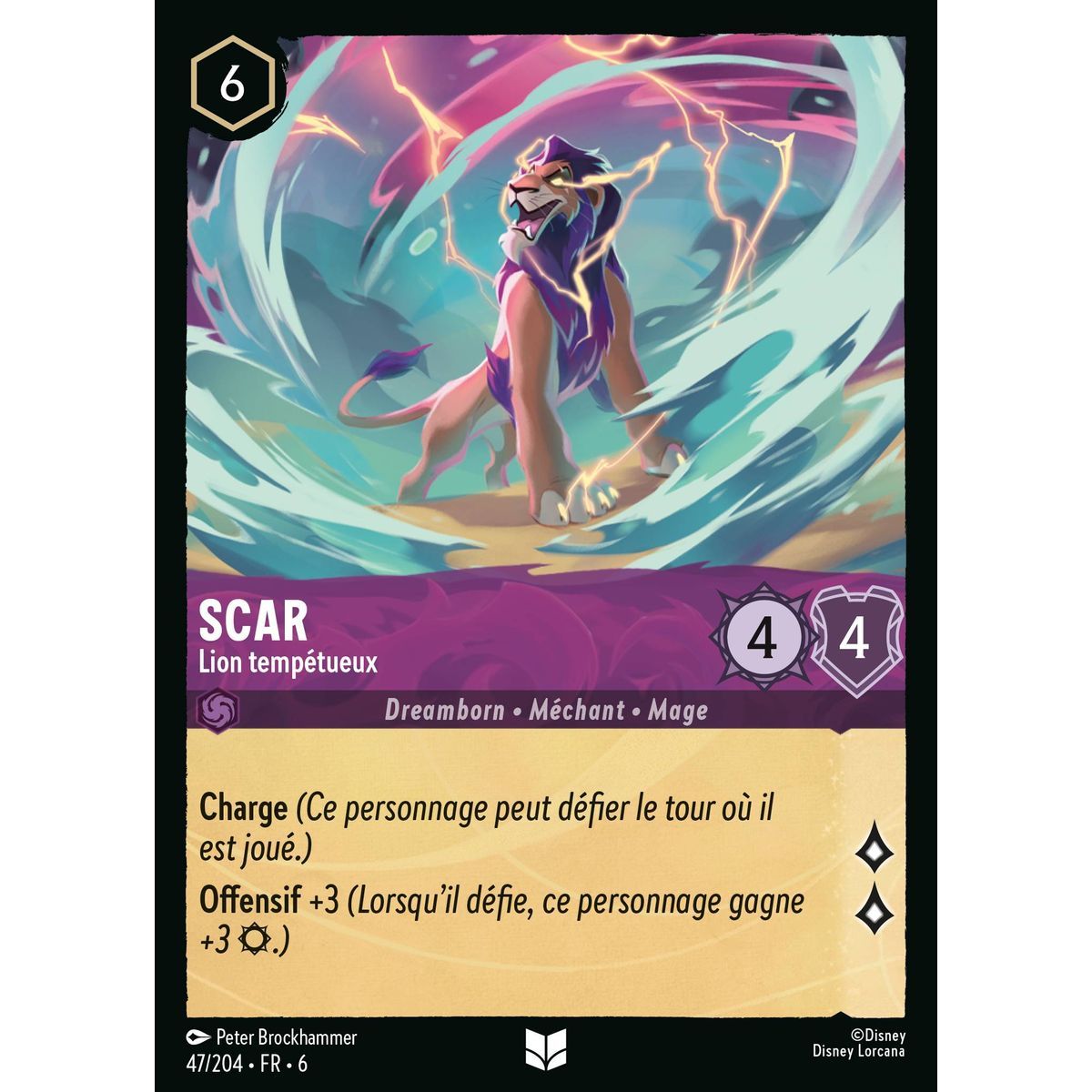 Scar, Stürmischer Löwe – 47/204 – AZS – Das Azuritmeer – Brillant – Premium – Französisch