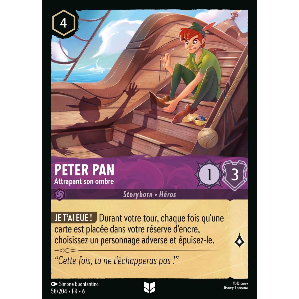Peter Pan fängt seinen Schatten - 58/204 - AZS - Das Azuritmeer - Brillant - Premium - Französisch
