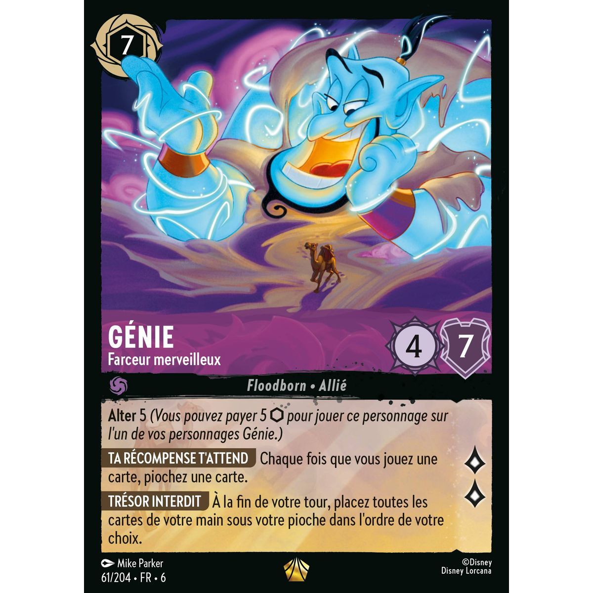 Genie, Marvelous Prankster – 61/204 – AZS – Das Azuritmeer – Brillant – Premium – Französisch