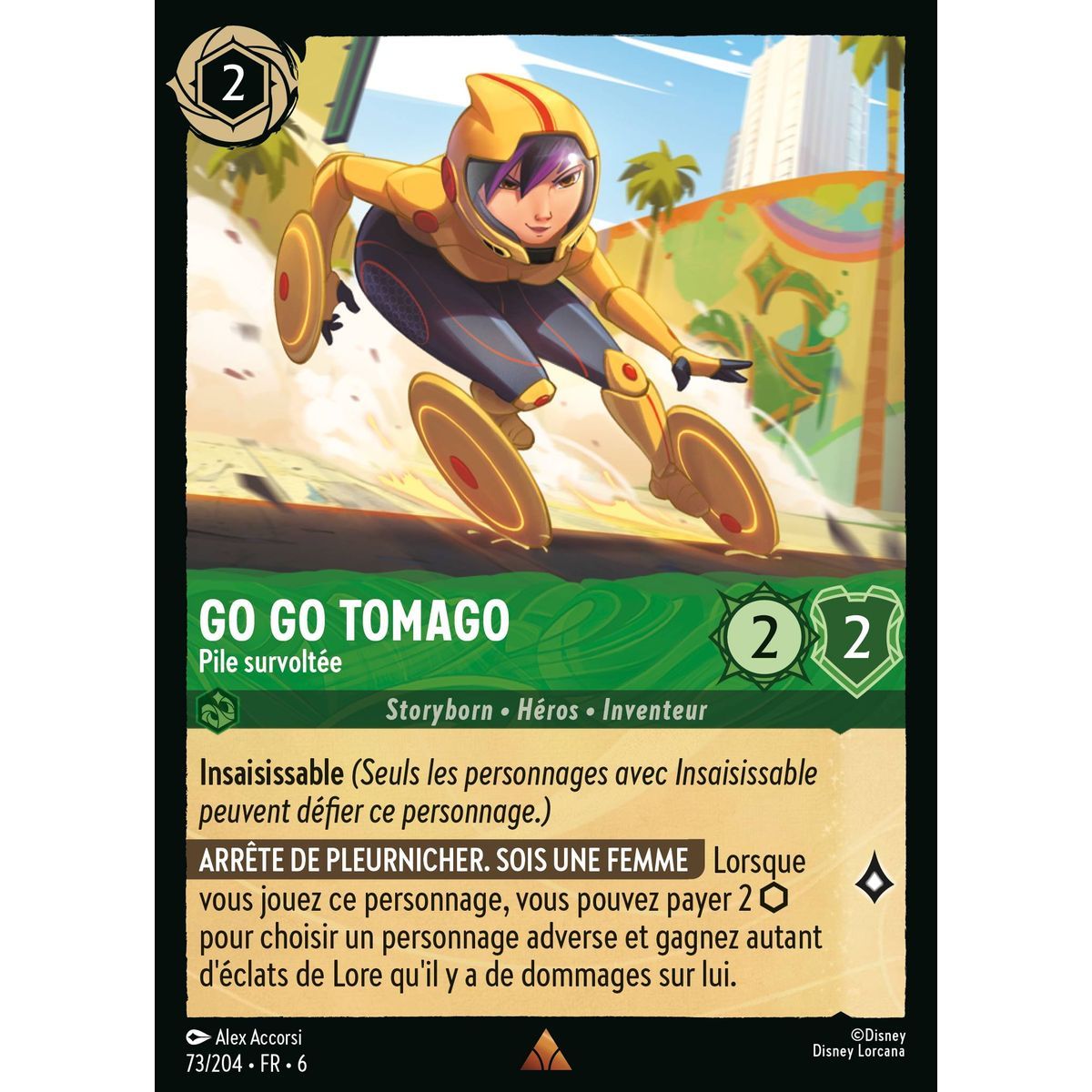 Go Go Tamago, Supercharged Battery – 73/204 – AZS – La Mer Azurite – Brilliant – Premium – Französisch