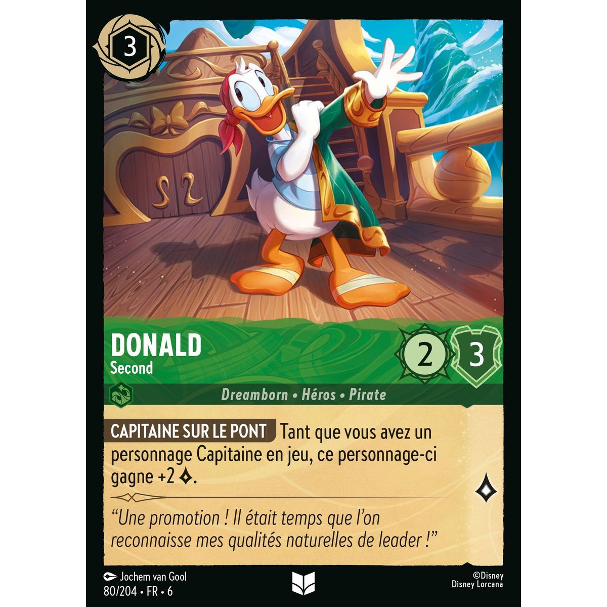 Donald, Zweiter - 80/204 - AZS - Das Azuritmeer - Brillant - Premium - Französisch
