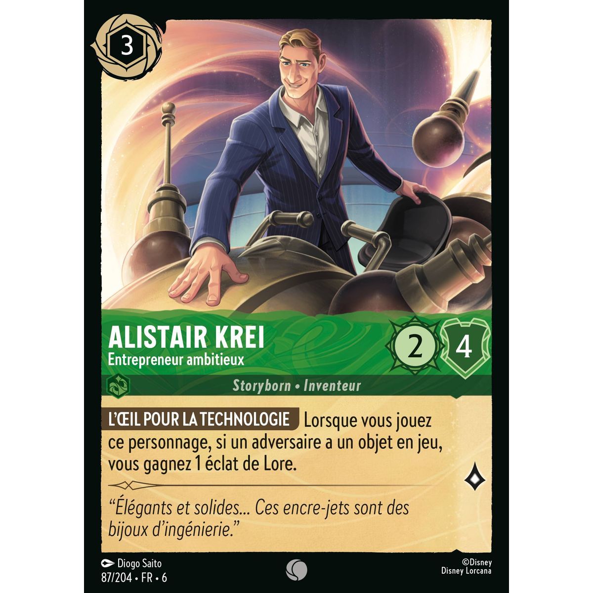 Alistair Krei, ehrgeiziger Unternehmer – 87/204 – AZS – Das Azuritmeer – Brillant – Premium – Französisch