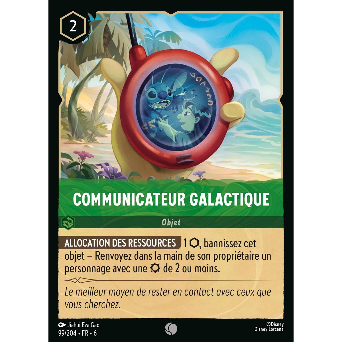 Galaktischer Kommunikator – 99/204 – AZS – Das Azuritmeer – Brillant – Premium – Französisch