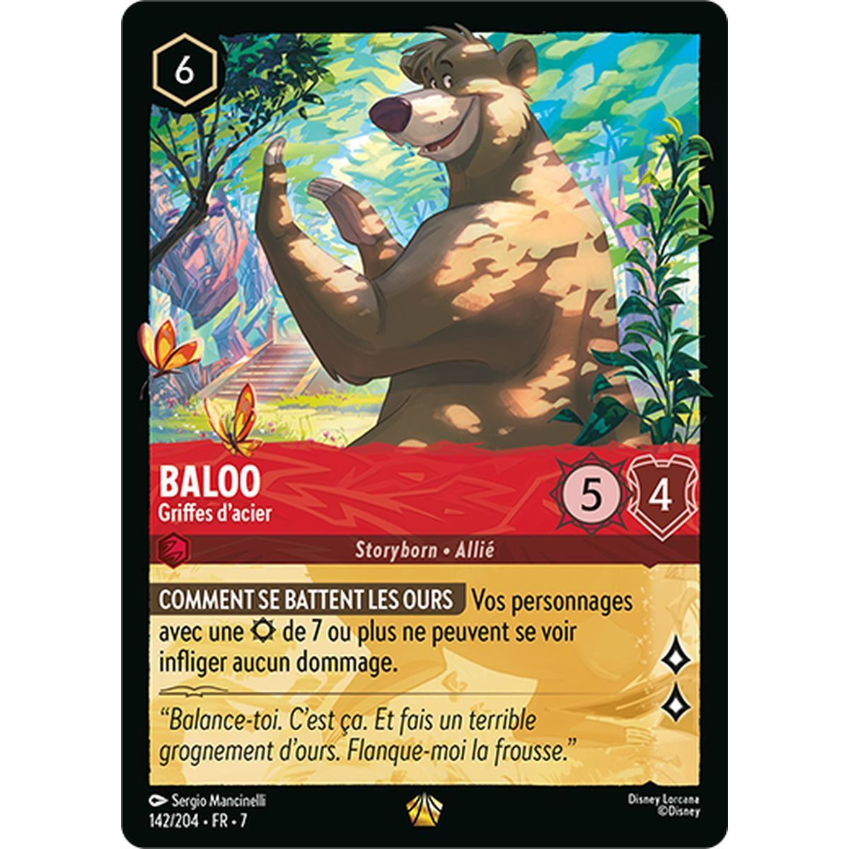 Balu, Stahlklauen - 142/204 - ARI - Die Insel Archazia - Legendär - Französisch