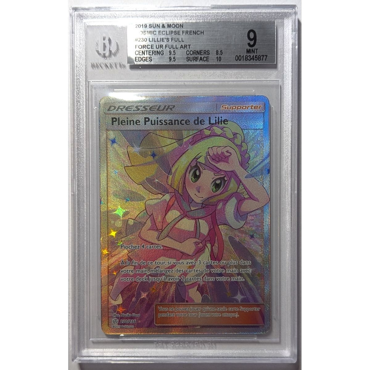 Item [BGS 9 - Mint] - Bewertete Karte - Lillies volle Kraft UR 230/236 - S&L Cosmic Eclipse - 2019 - Pokémon - Französisch