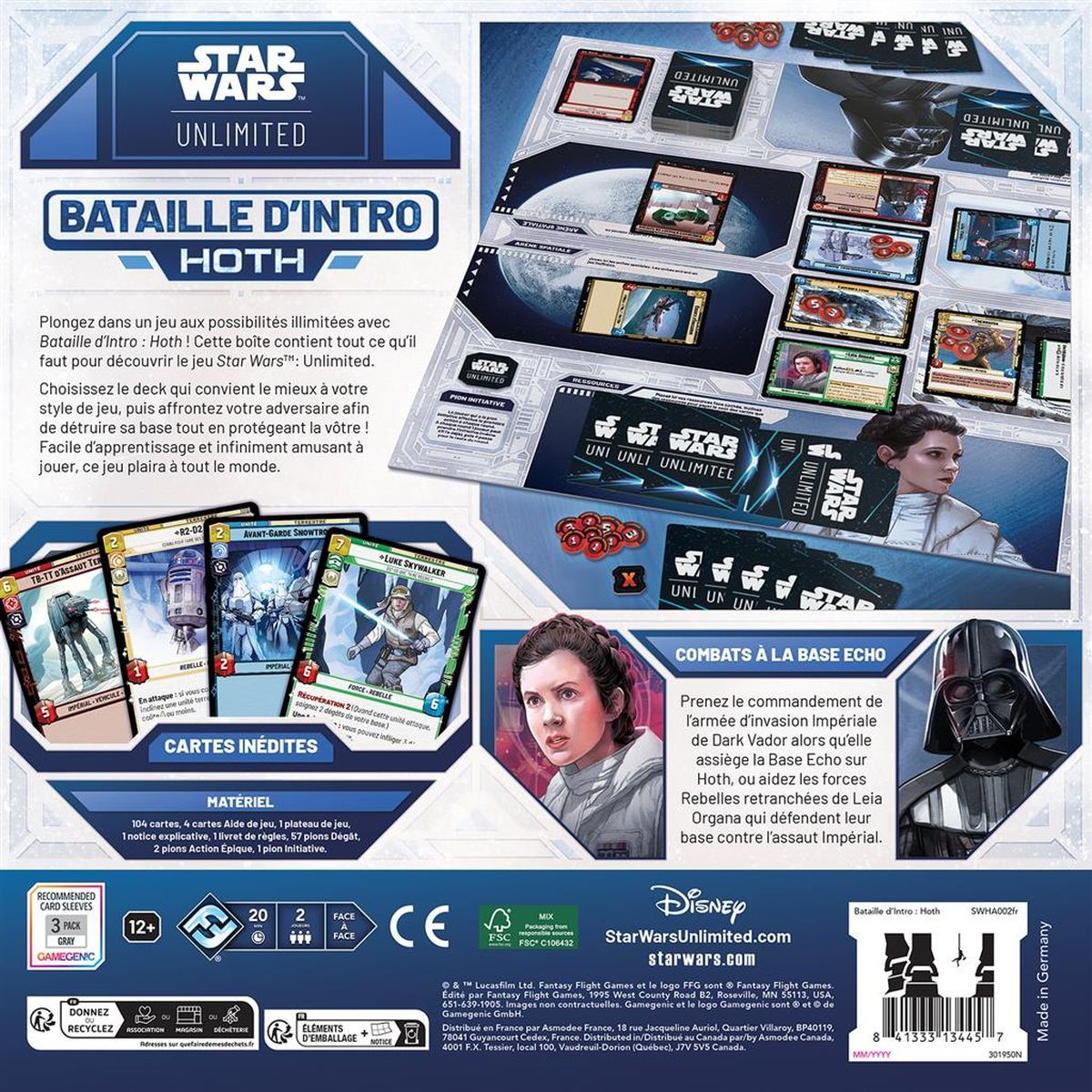 Lernbox – Einführungsschlacht: Hoth – Star Wars Unlimited – FR