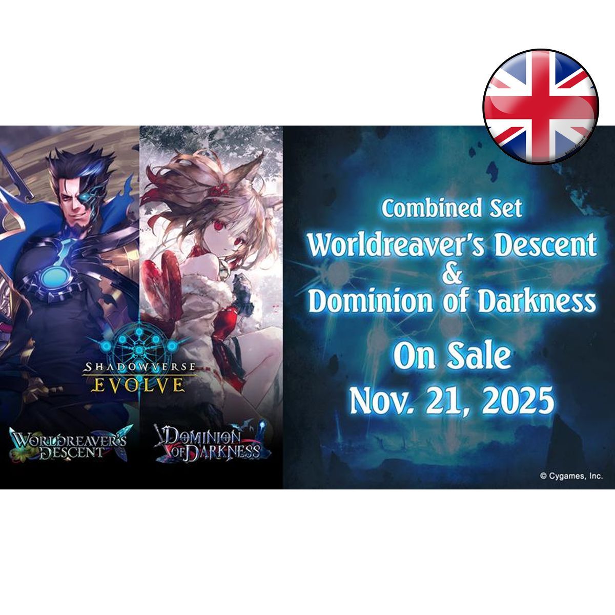 Box mit 12 Boostern - BP12 Worldreaver's Descent & Dominion of Darkness - Shadowverse Evolve - EN