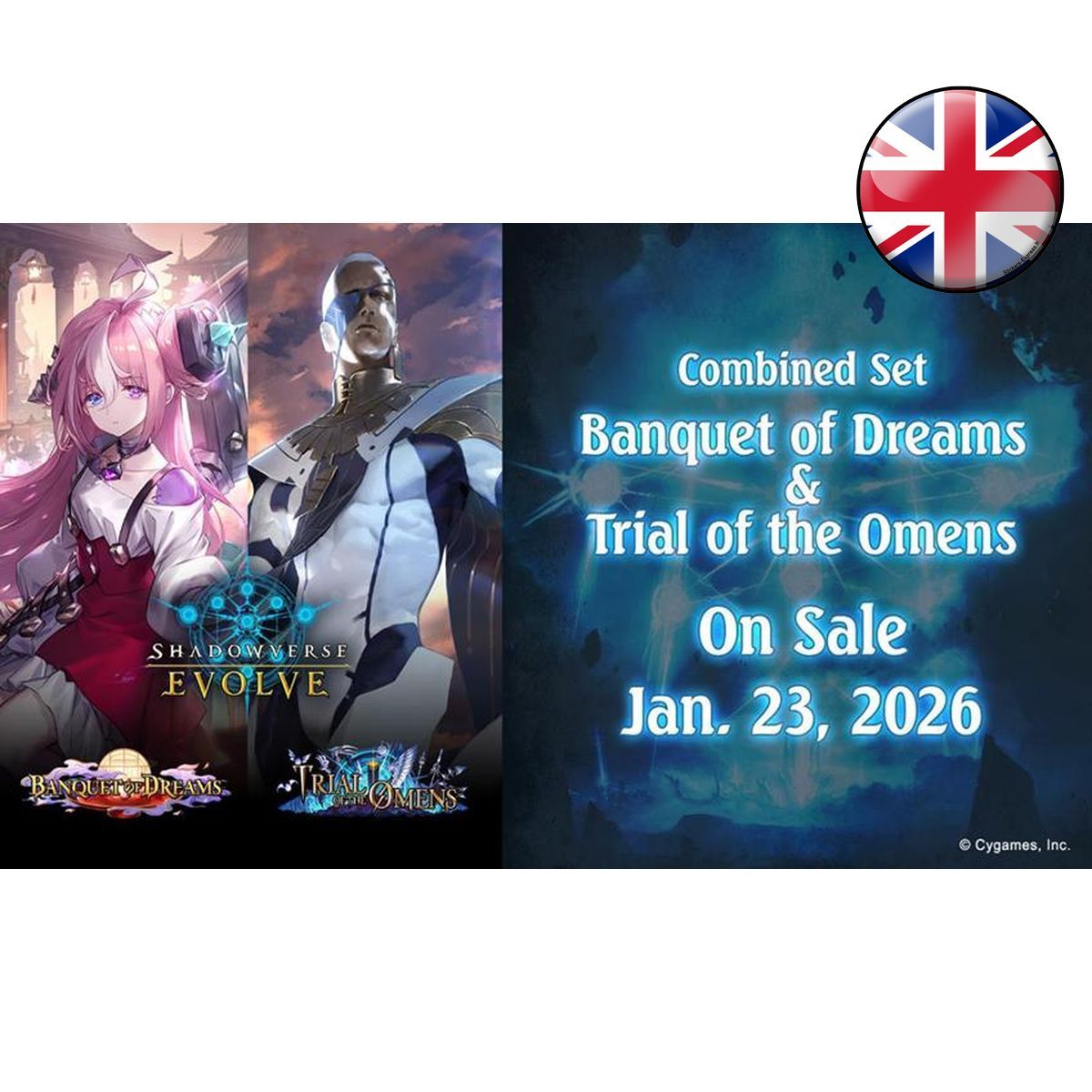 Box mit 12 Boostern - BP1415 Banquet of Dreams & Trial of the Omens - Shadowverse Evolve - EN