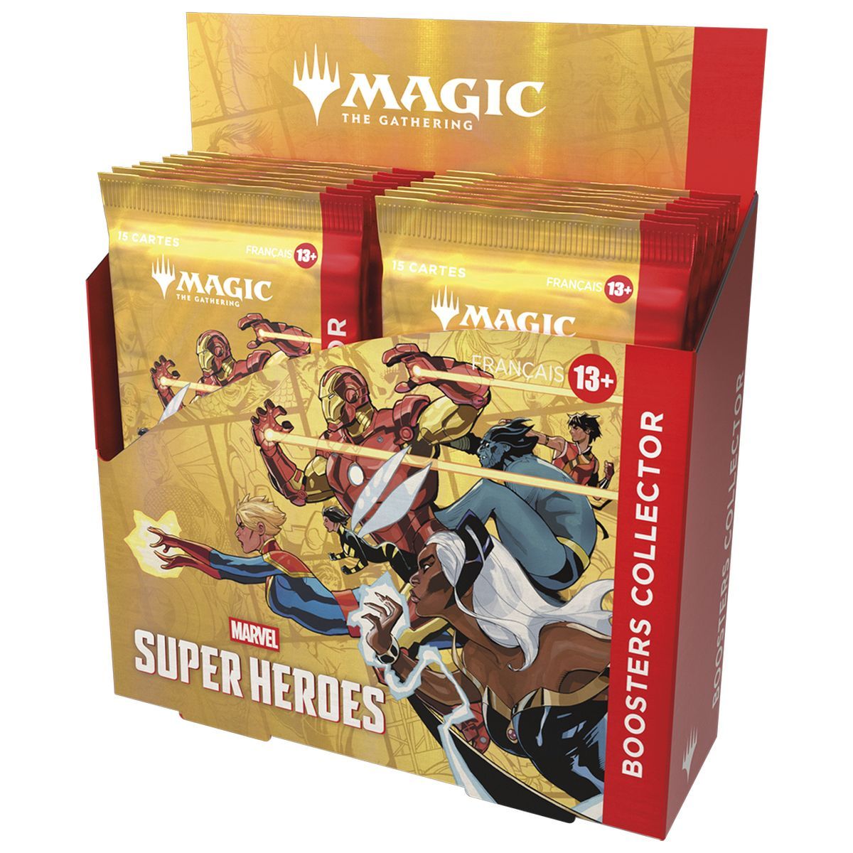 Box mit 12 Boostern – Sammleredition: Marvel Superhelden – Magic: The Gathering – FR