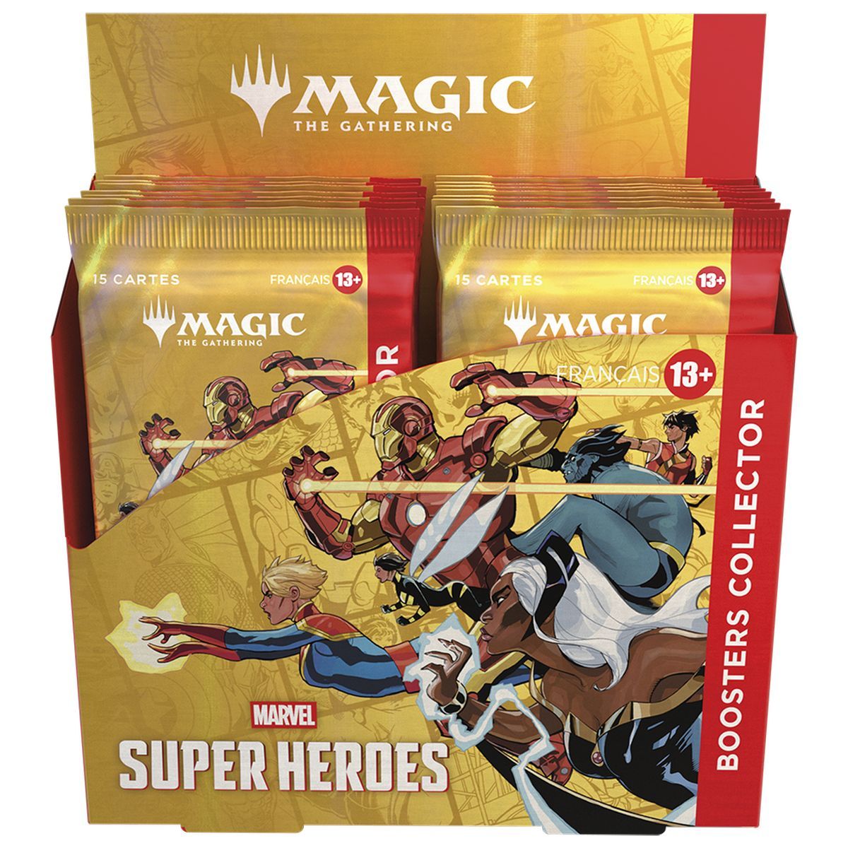 Box mit 12 Boostern – Sammleredition: Marvel Superhelden – Magic: The Gathering – FR