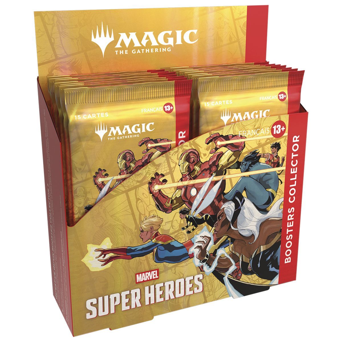 Box mit 12 Boostern – Sammleredition: Marvel Superhelden – Magic: The Gathering – FR