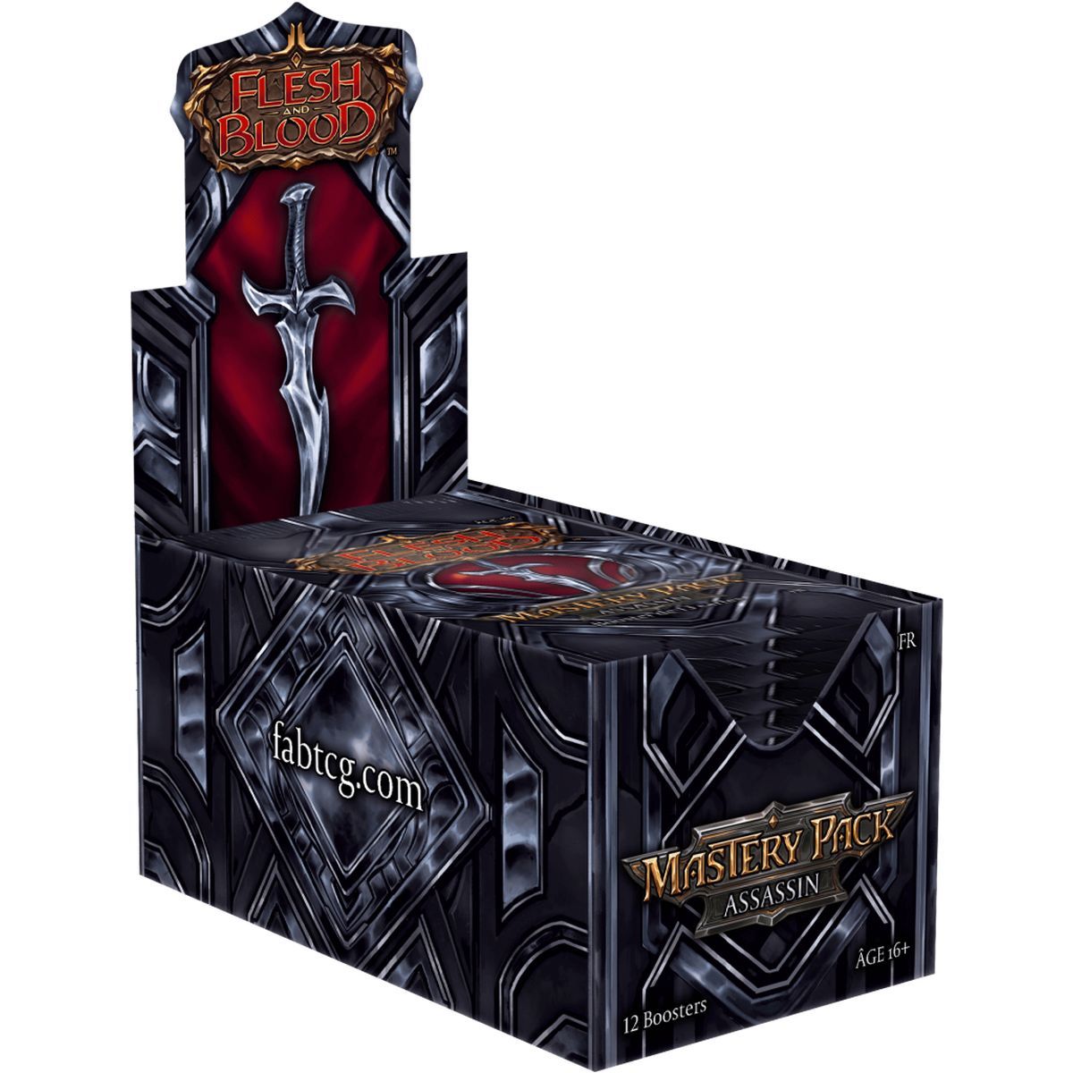 Box mit 12 Boostern – Mastery Pack Assassin – Flesh & Blood – FAB – FR