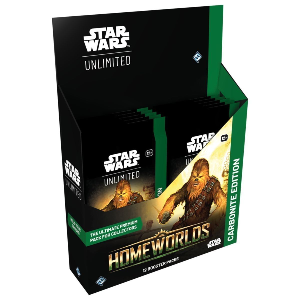 Box mit 12 Carbonite Boostern – Star Wars Unlimited: Homeworlds – Set 9 – EN